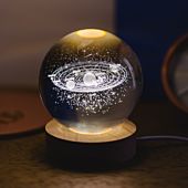 Sfera di Cristallo in 3D con Pianeti