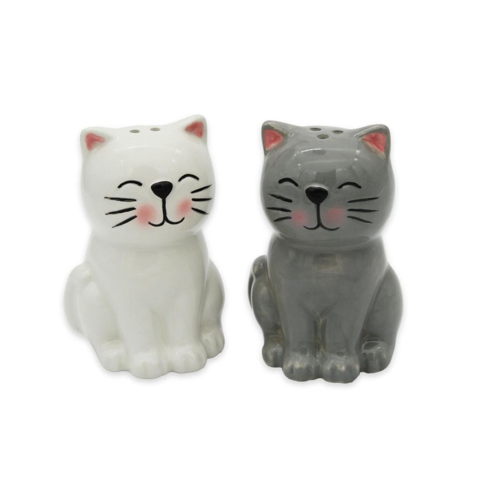 Saliera e Pepiera a forma di Gatto
