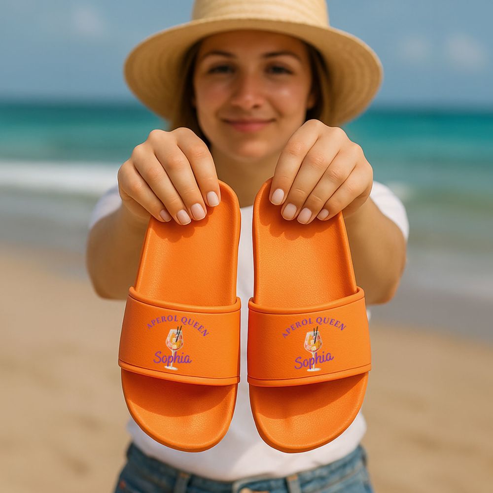Ciabatte Personalizzate Aperol con Testo
