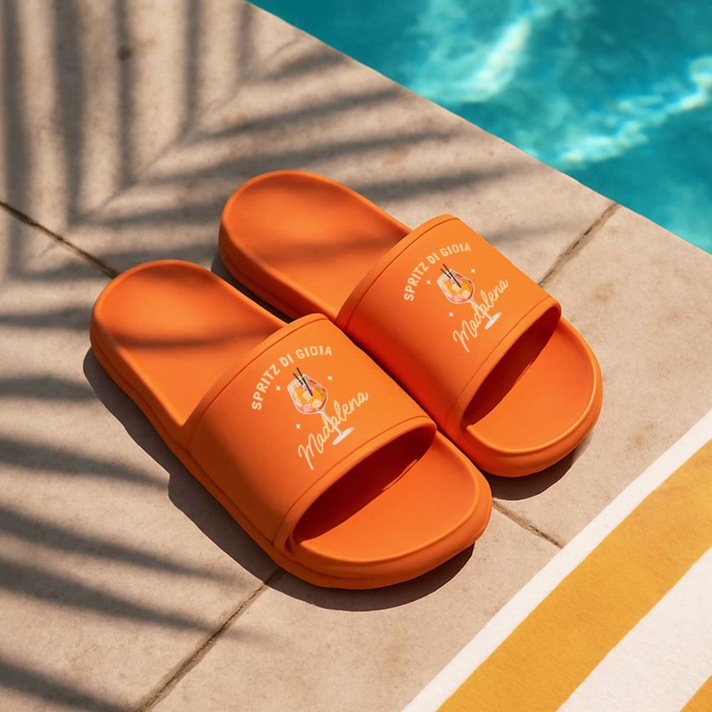 Ciabatte Personalizzate Aperol con Testo