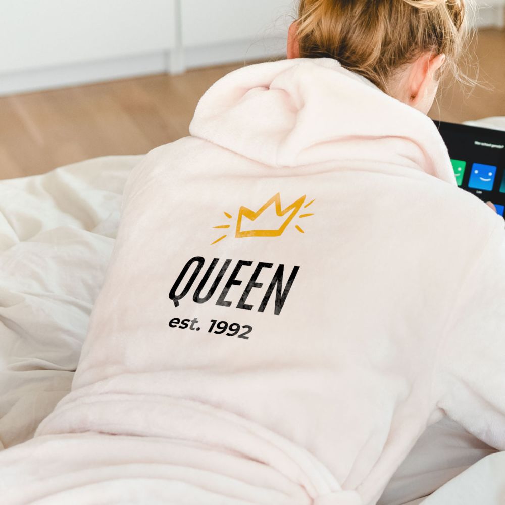 Accappatoio Personalizzato con Simboli e Nome