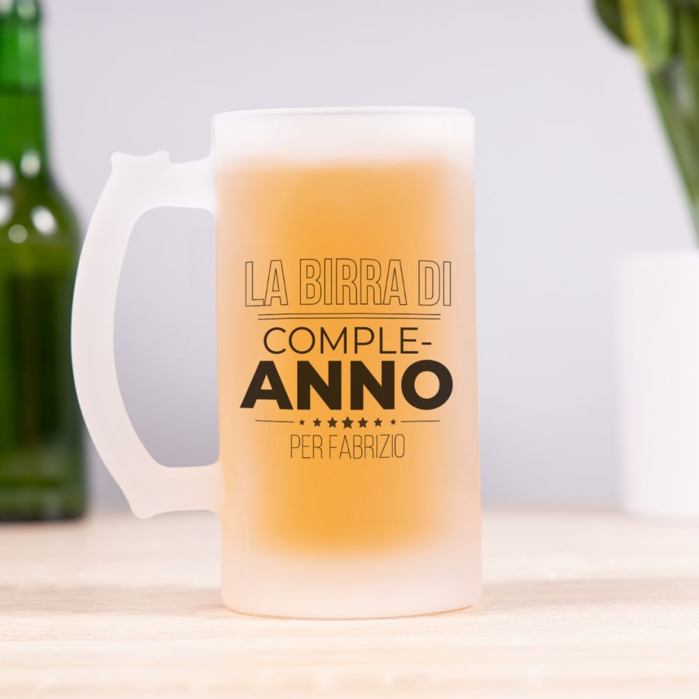 Boccale da Birra per il Compleanno