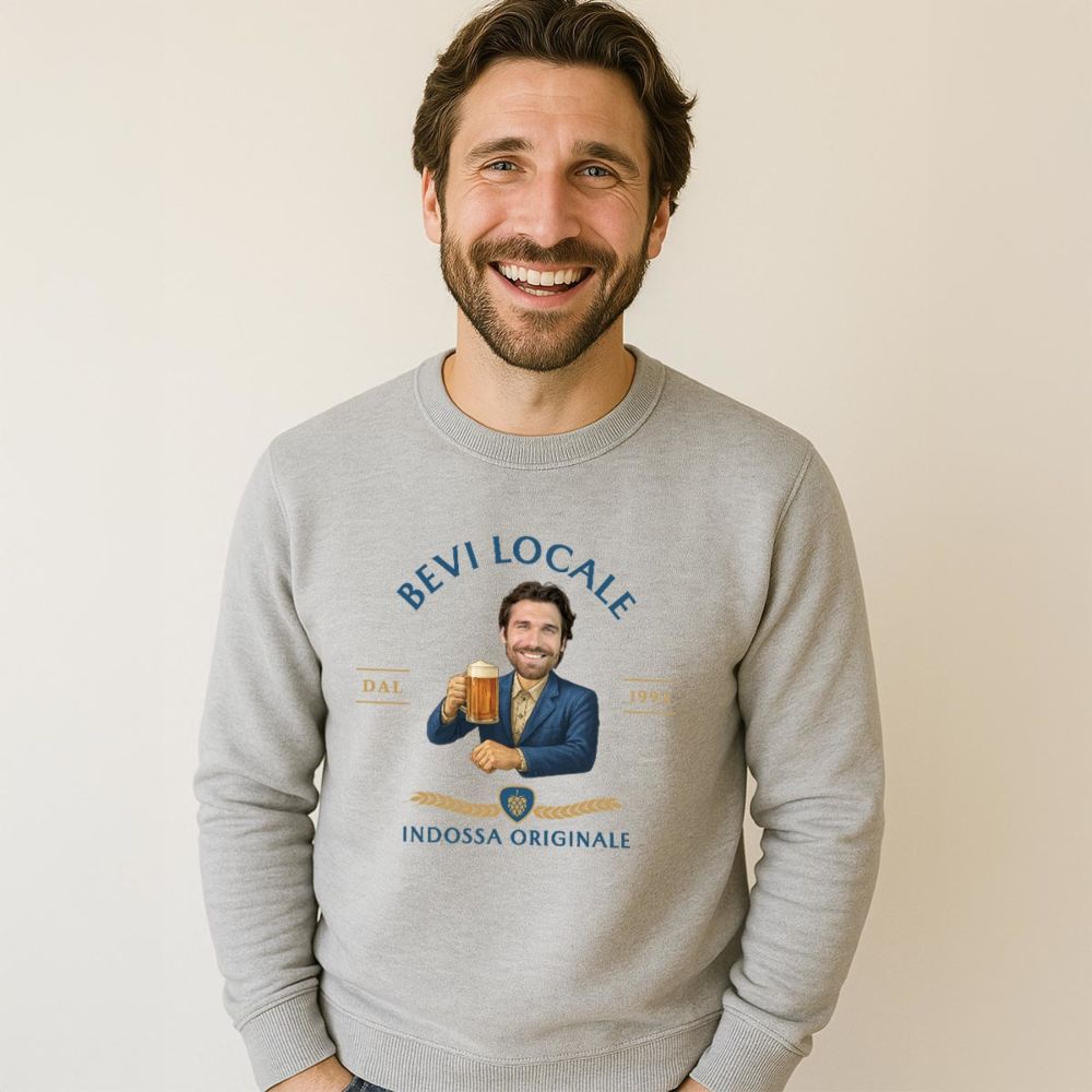 Felpa Personalizzata con Logo e Volto