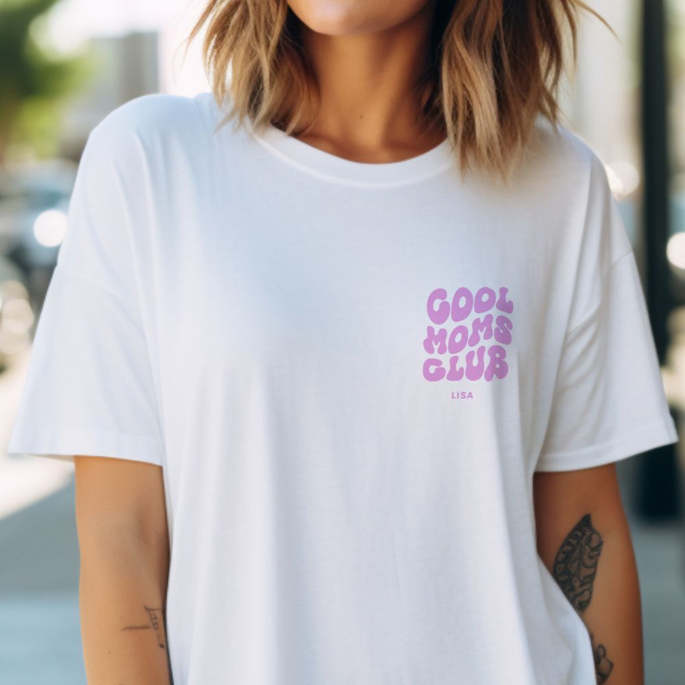 Maglietta Personalizzata Cool Moms & Dads Club
