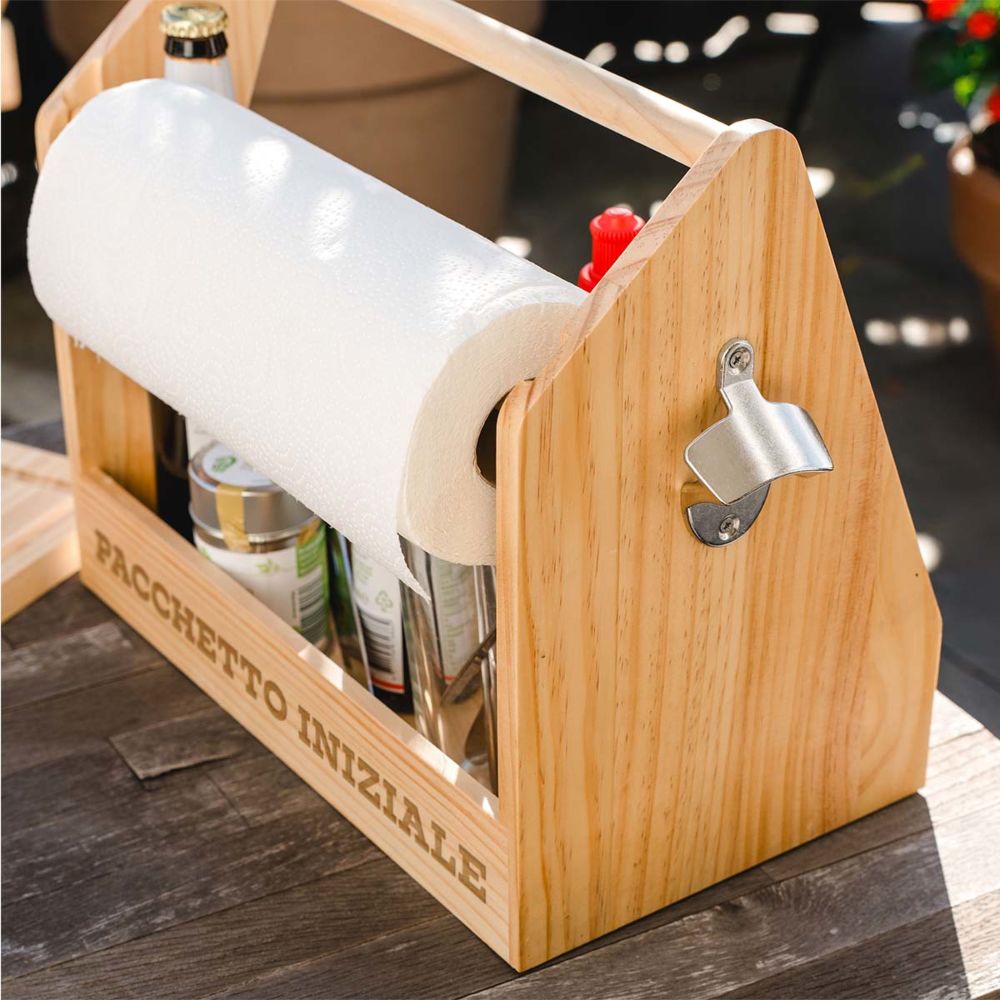 Contenitore per Barbecue Personalizzabile con Testo
