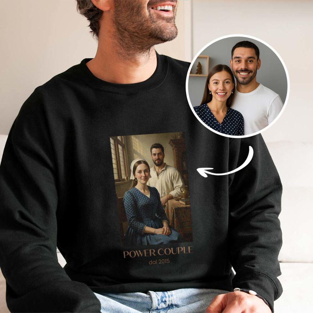 Felpa Personalizzata in stile Dipinto