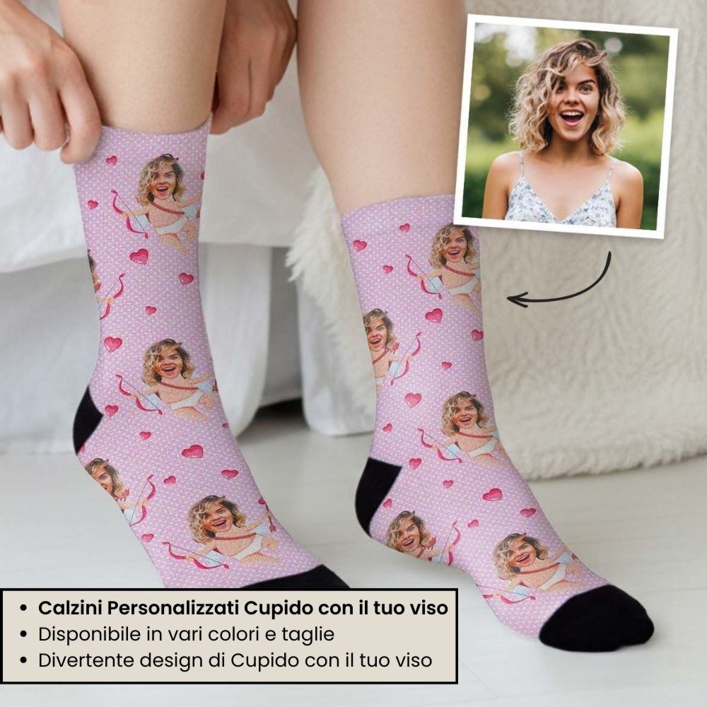 Set regalo con calzini, scaldamani e coriandoli da bagno