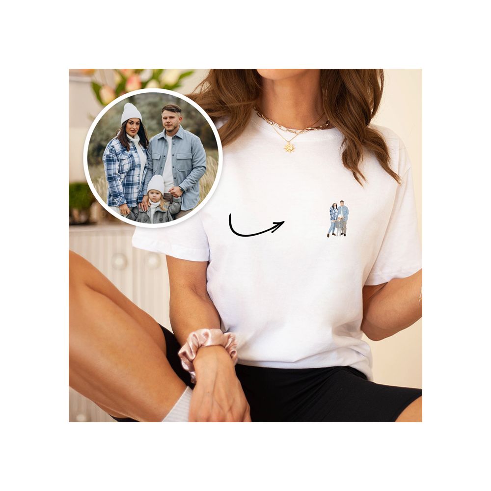 Maglietta Personalizzata con piccola Illustrazione