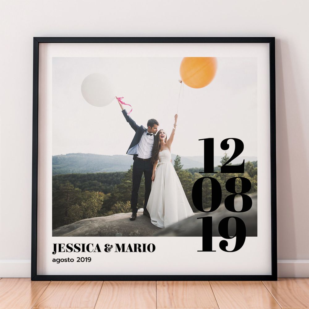 Poster Personalizzato con Foto e Testo