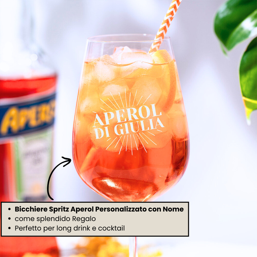 Set regalo bicchieri Aperol e Lillet