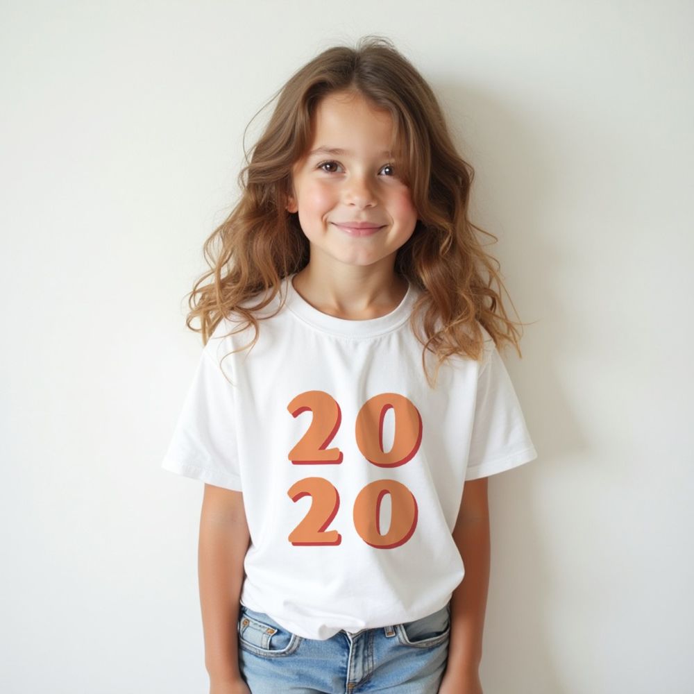 Maglietta Personalizzata per Bambini con Annata