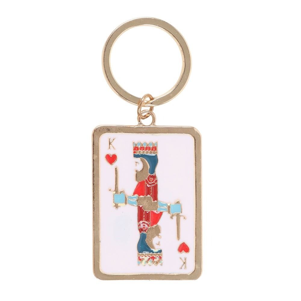 Portachiavi in stile Carta da Gioco – „Re del mio Cuore“