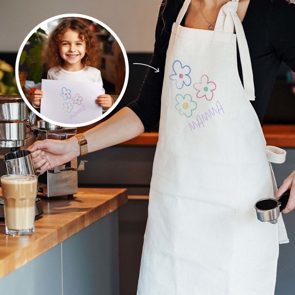 Grembiule Personalizzato con Disegno dei Bambini