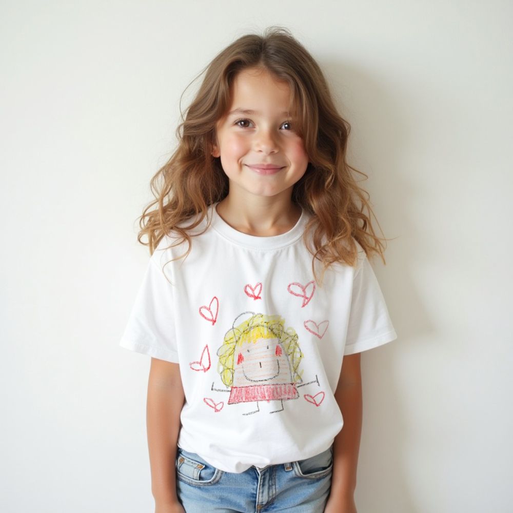 Maglietta Personalizzata per Bambini con il vostro Disegno