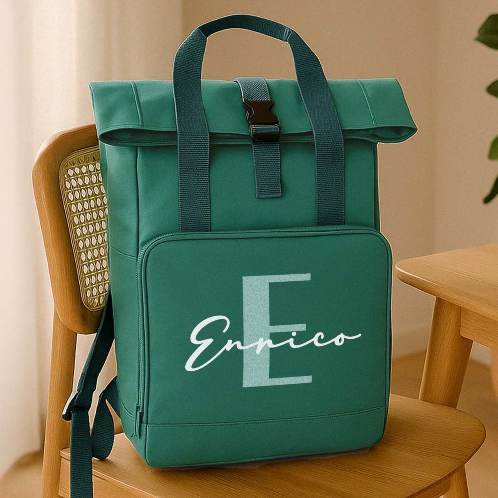 Personalisierbarer Rucksack mit Monogramm