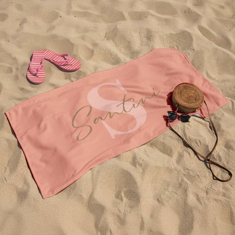 Asciugamano personalizzabile con monogramma
