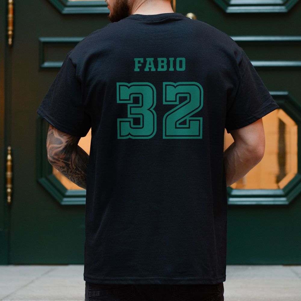Maglietta Personalizzata con Numero e Nome