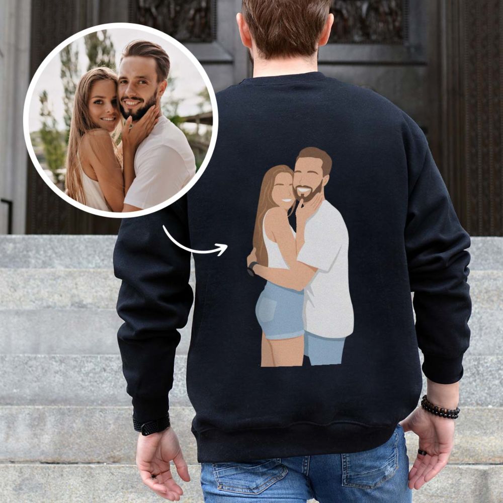 Felpa personalizzabile con illustrazione