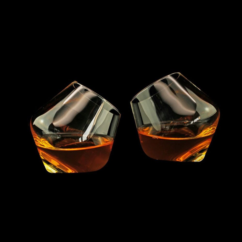 Set di 2 Bicchieri da Whisky dondolanti
