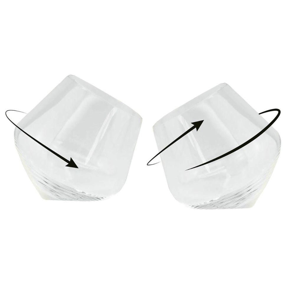 Set di 2 Bicchieri da Whisky dondolanti