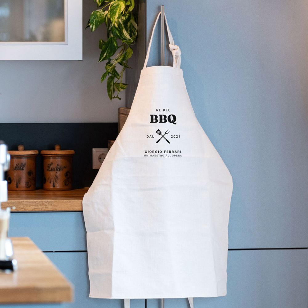 Grembiule da Cucina Personalizzato Re del BBQ