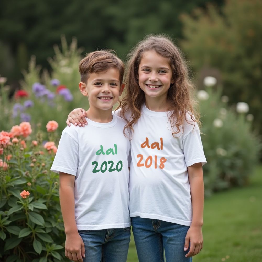 Maglietta Personalizzata per Bambini con Frase