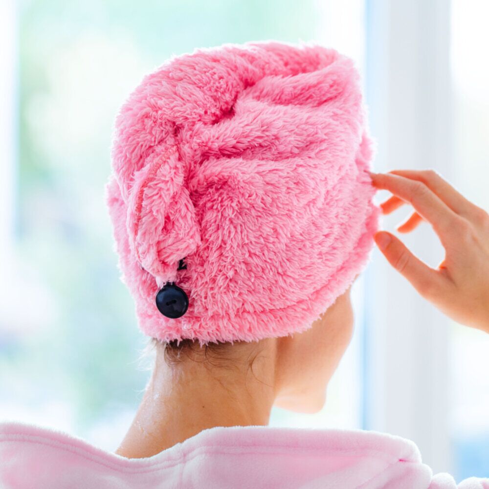 Asciugamano a Turbante per Capelli