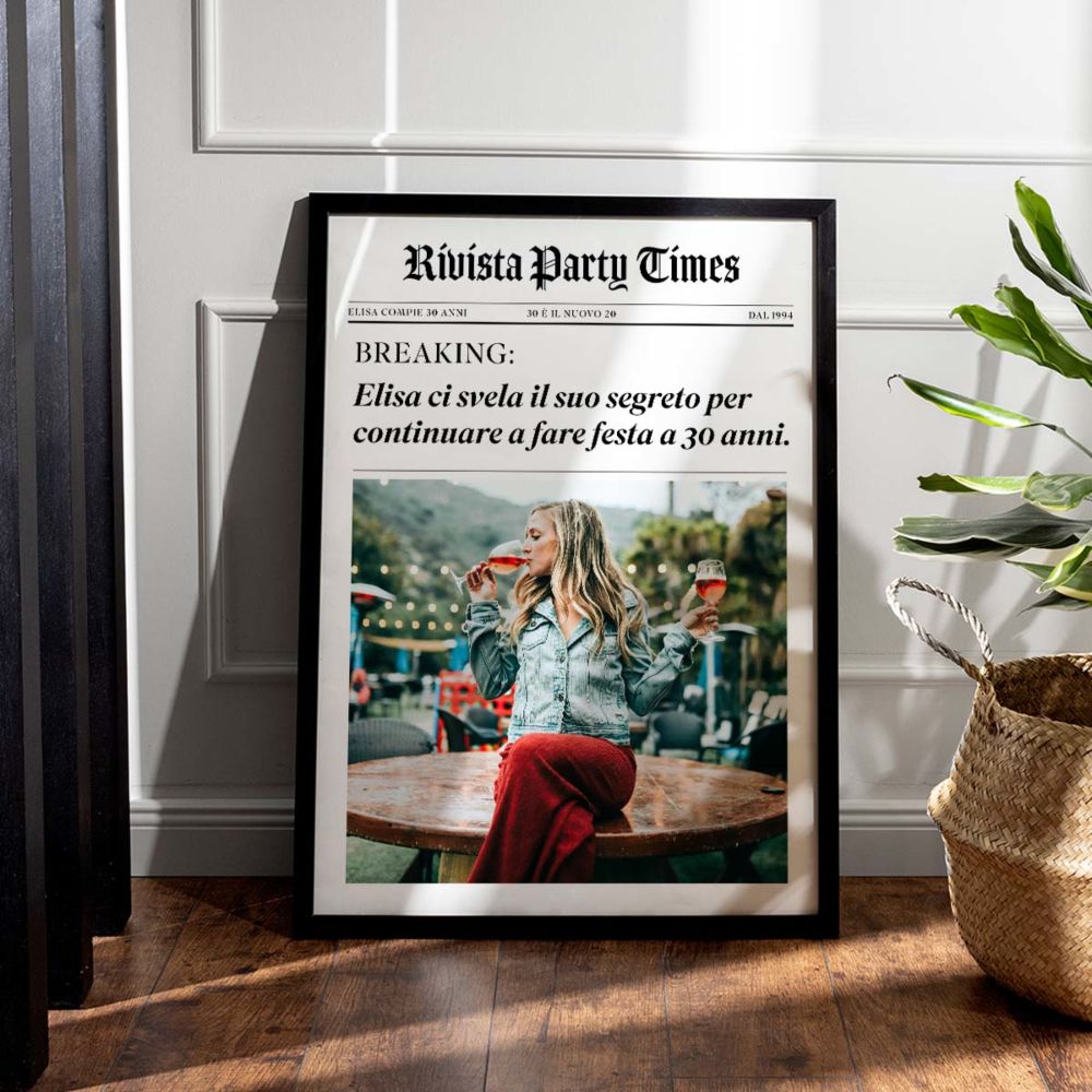 Poster Personalizzato Giornale