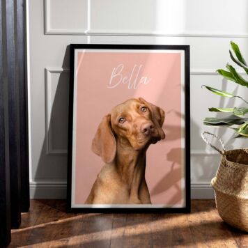 Poster Personalizzato con Animale Domestico