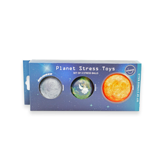 Set di Palline Antistress Sole, Luna e Terra