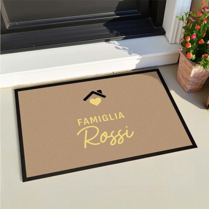 Zerbino Personalizzato con Testo e Simbolo