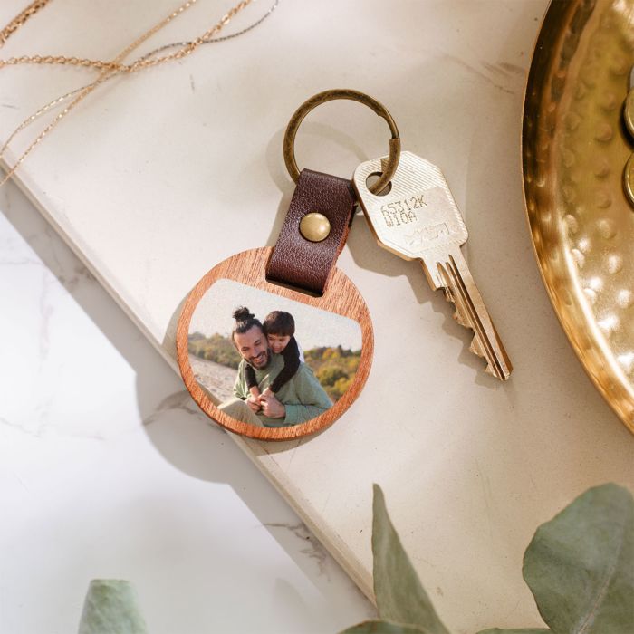 Portachiavi in Legno Personalizzati con Foto
