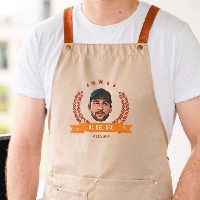 Grembiule Personalizzato Master Barbecue con Foto	