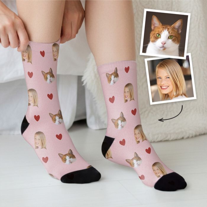 Calzini Personalizzati con Animale Domestico e Viso