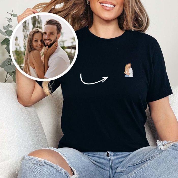 Maglietta Personalizzata con piccola Illustrazione