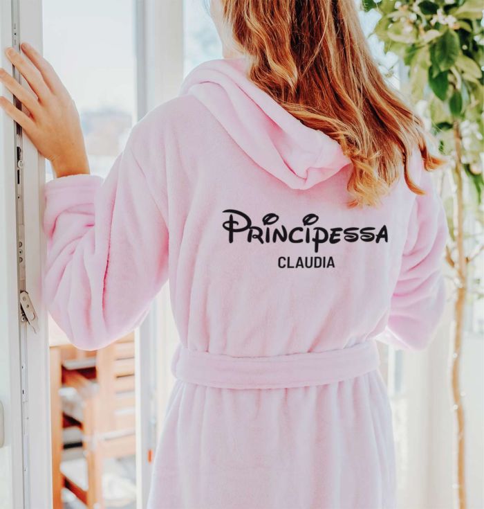 Accappatoio Principessa Personalizzabile 