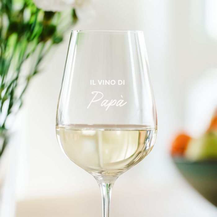 Calice da Vino Personalizzato con Testo