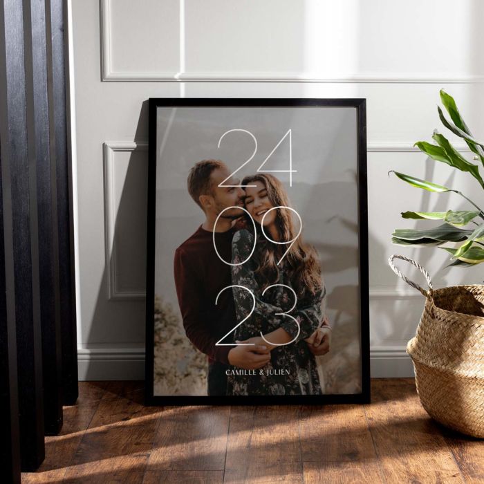 Poster Personalizzato con Data e Nome