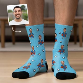 Calzini Personalizzati con Faccia e Supereroi